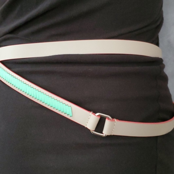 BCBGMaxAzria Double Wrap Belt Multi-colored SM - Picture 4 of 7